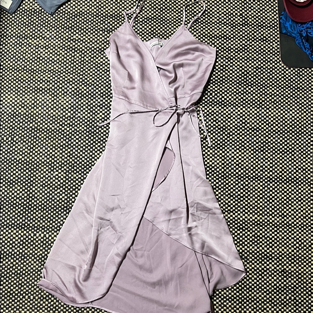 Abercrombie & Fitch Lilac Asymmetrical Dress